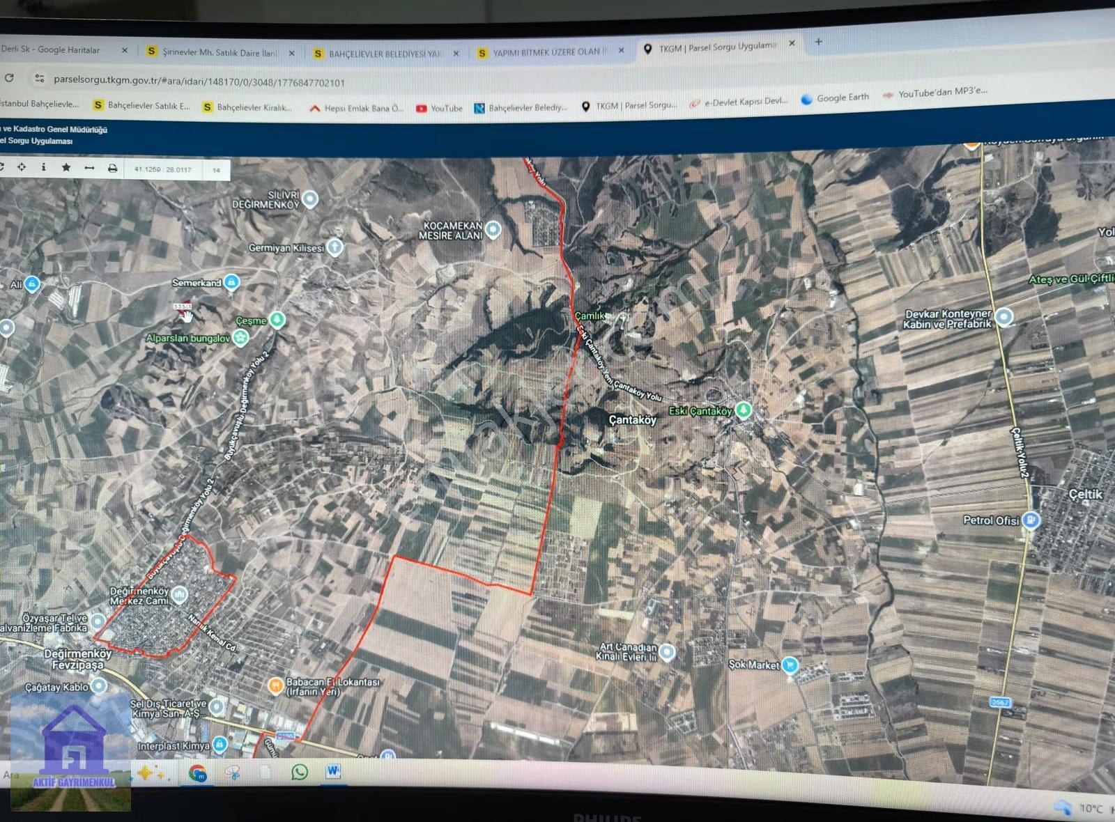 Silivri Değirmenköy'de Satılık 440m² Yola Cephe Arsa - Görsel 2