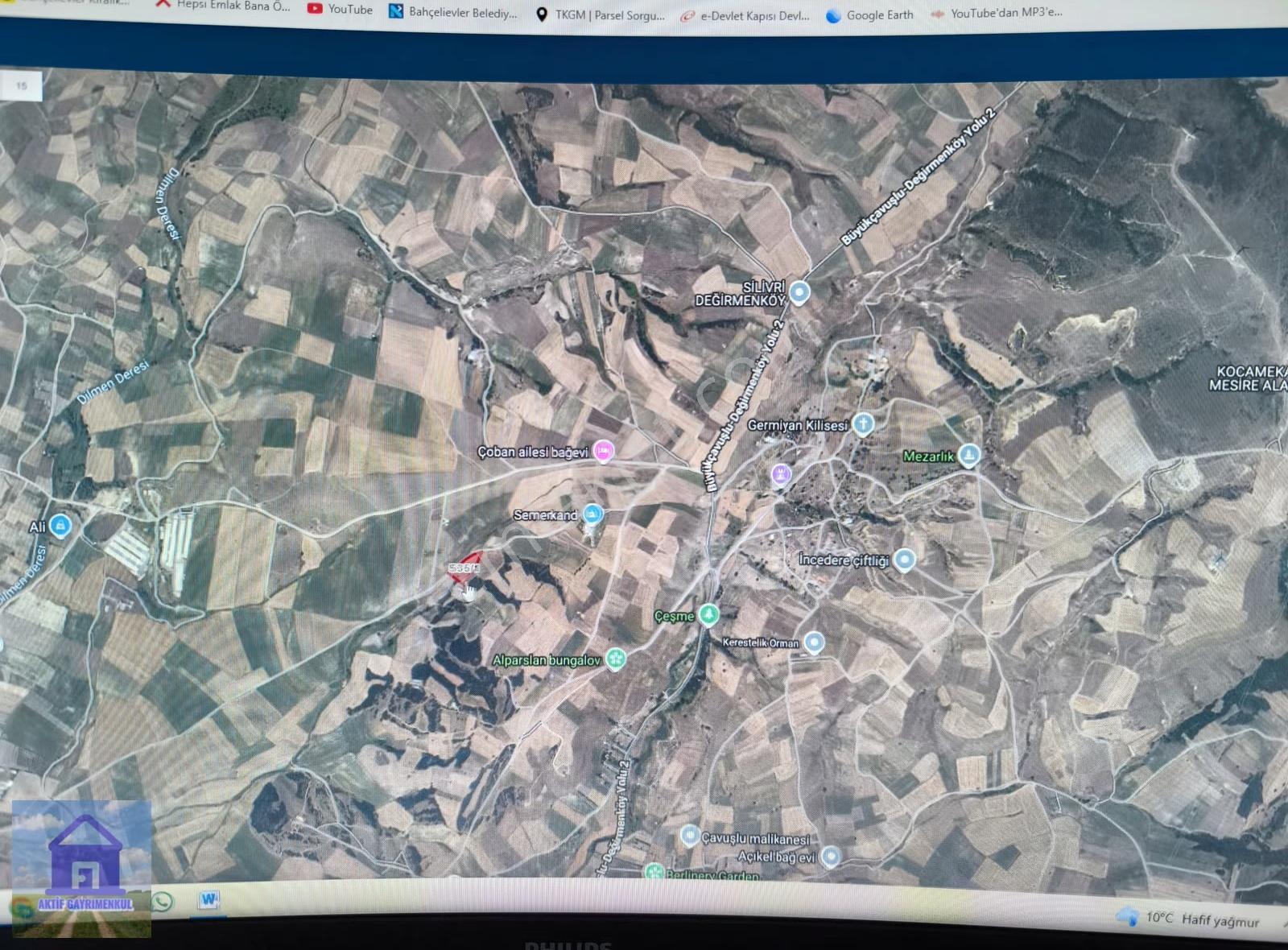 Silivri Değirmenköy'de Satılık 440m² Yola Cephe Arsa - Görsel 5
