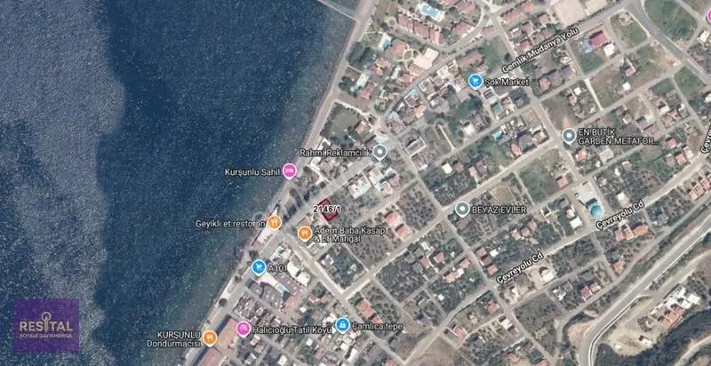 Gemlik Kurşunlu'da Denize 50 M, Ana Yola Cephe 468 M² Arsa - Görsel 8