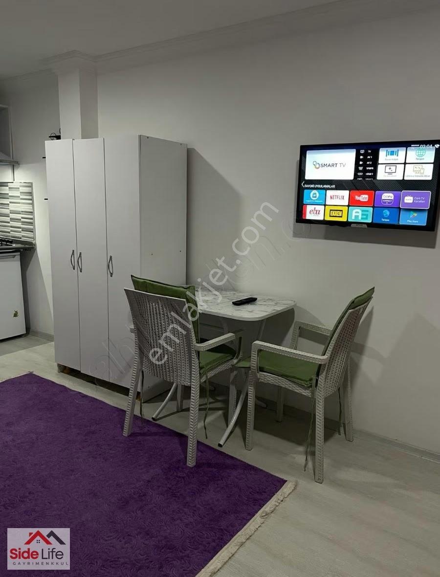 Side` De Kiralık Site İçinde 1+1 Daire - Görsel 4