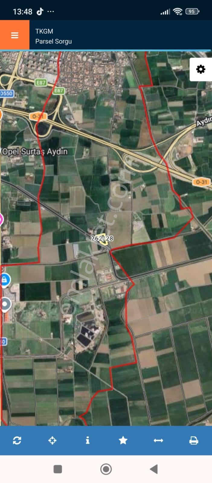 Aydın Efeler Çeştepe'de Satılık 9772 M2 Şehir Merkezine 2 Km Yakında İmar Gelmesi Beklenen Tarla - Görsel 5