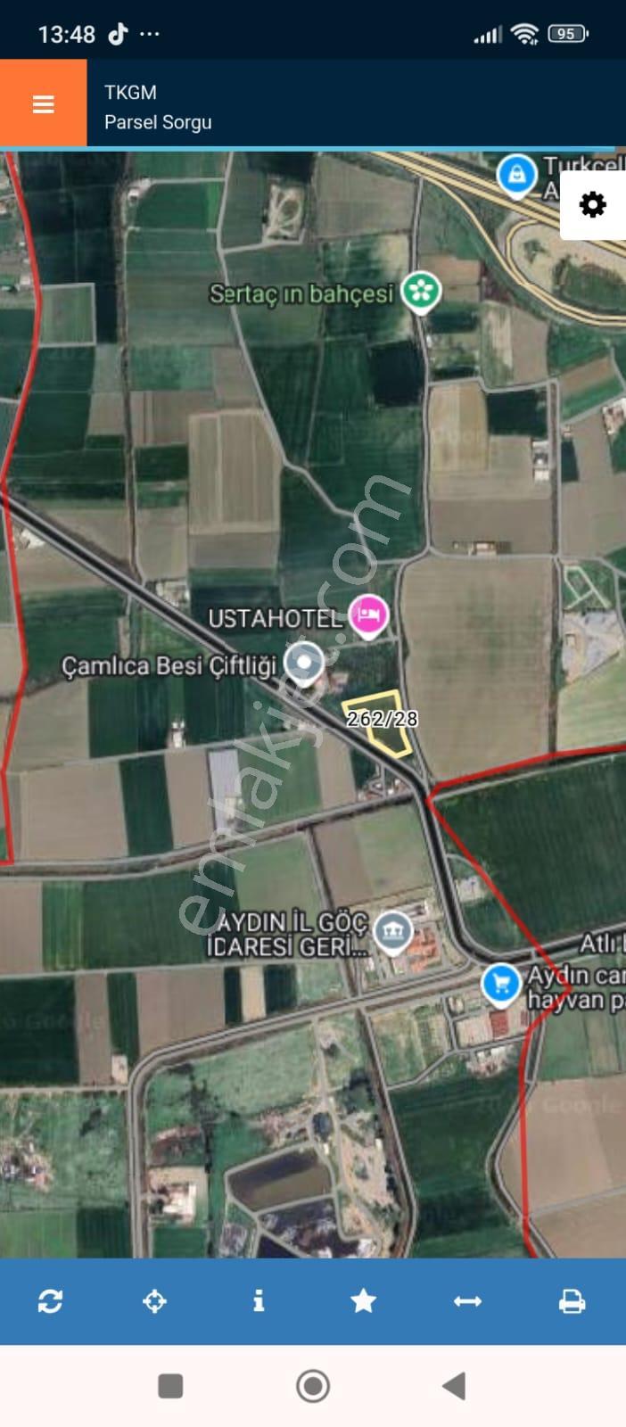 Aydın Efeler Çeştepe'de Satılık 9772 M2 Şehir Merkezine 2 Km Yakında İmar Gelmesi Beklenen Tarla - Görsel 4