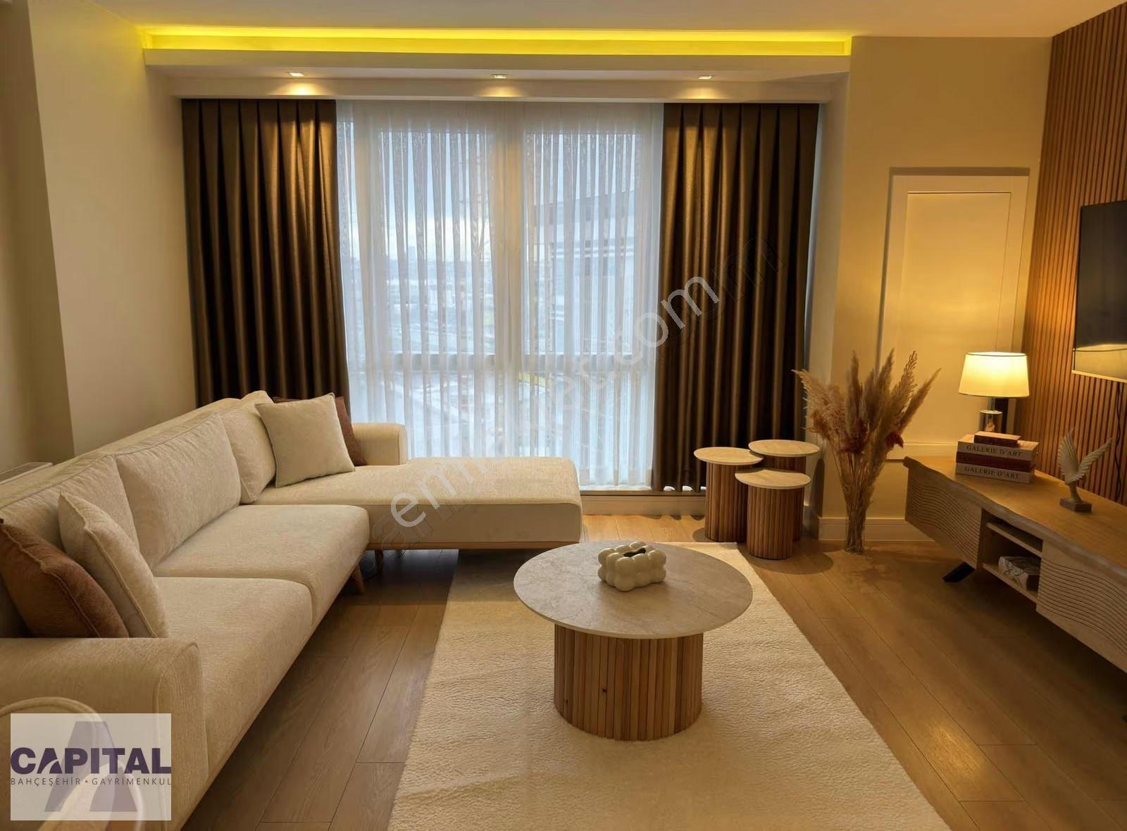 Bahcesehir Semerkand Kısa Katlı 1+1 Özel Mimar Concept Eşyalı
