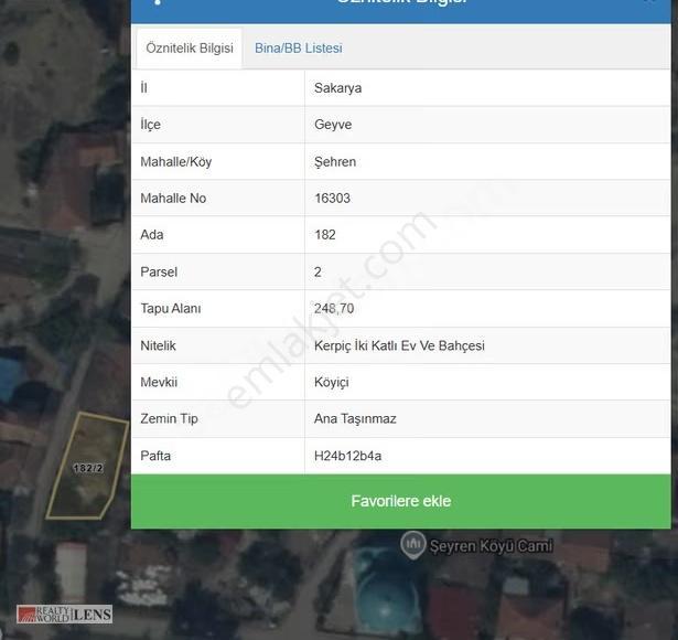 Geyve'nin Güzel Köyünde Köy İçi İmarlı, Güzel Arsa - Görsel 4