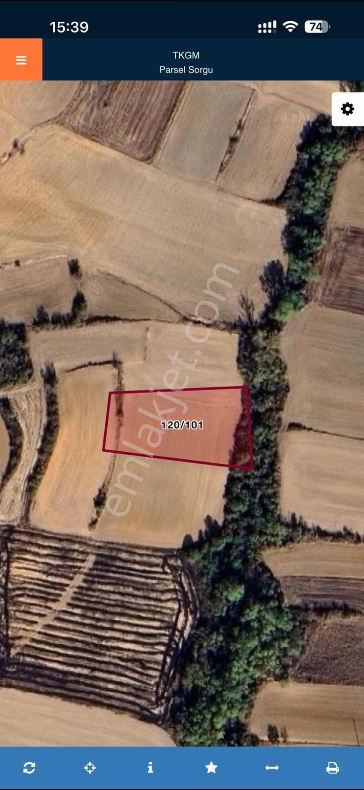 Terzilide Yerleşime 230 M Mesafede 2.791 M² Tek Tapu Tarla - Görsel 3