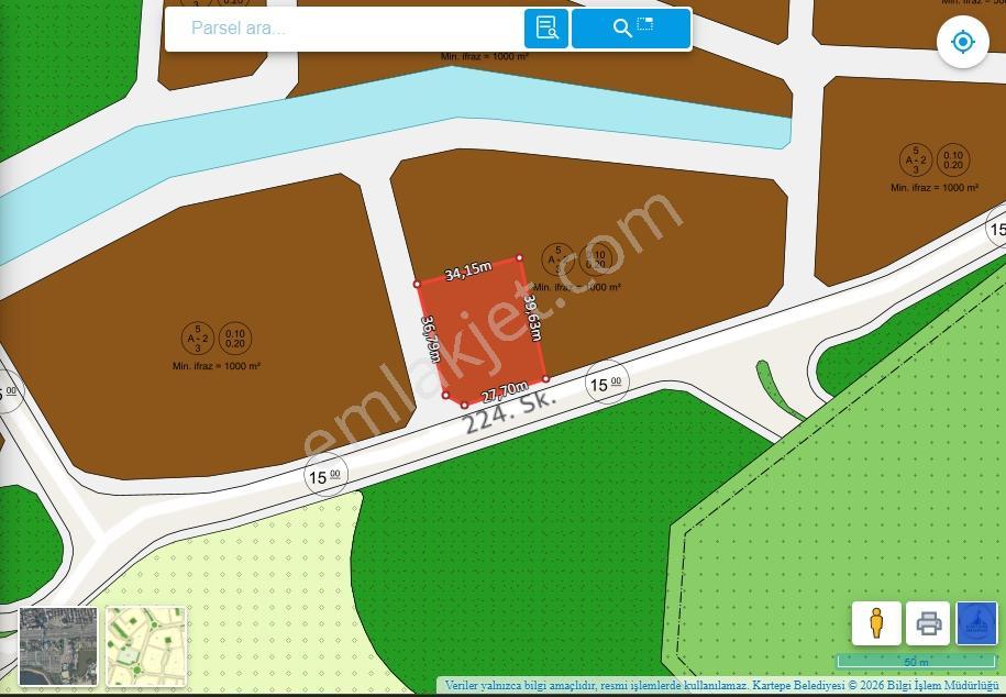 Kartepe Uzuntarla'da 1.345 M2 İmarlı Güzel Arsa - Görsel 7