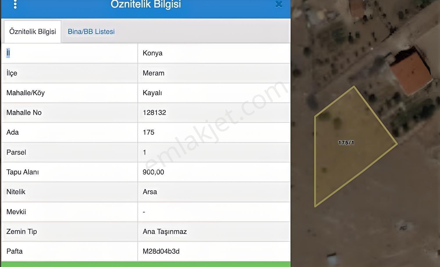 Konya Meram Kayalı Köyü Satılık Konut İmarlı Arsa - Görsel 8