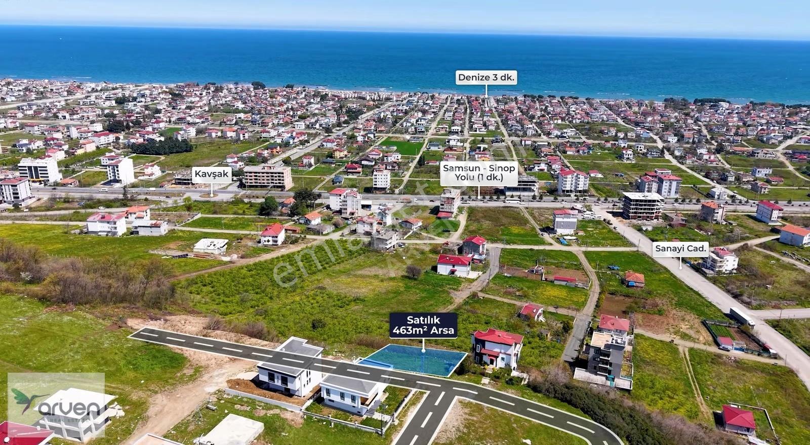 Atakum Yalı'da Kapanmaz Deniz Manzaralı Satılık Arsa - Görsel 2