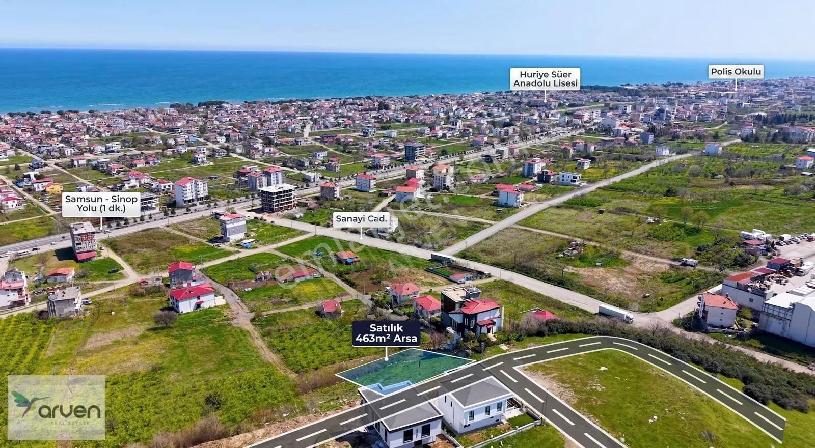 Atakum Yalı'da Kapanmaz Deniz Manzaralı Satılık Arsa - Görsel 11
