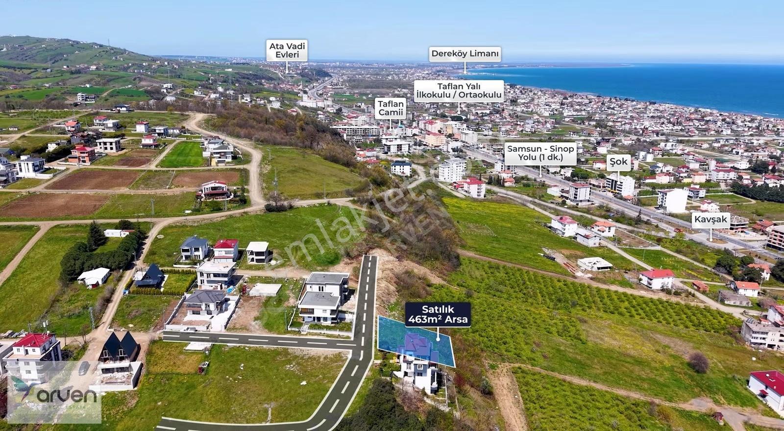 Atakum Yalı'da Kapanmaz Deniz Manzaralı Satılık Arsa - Görsel 14