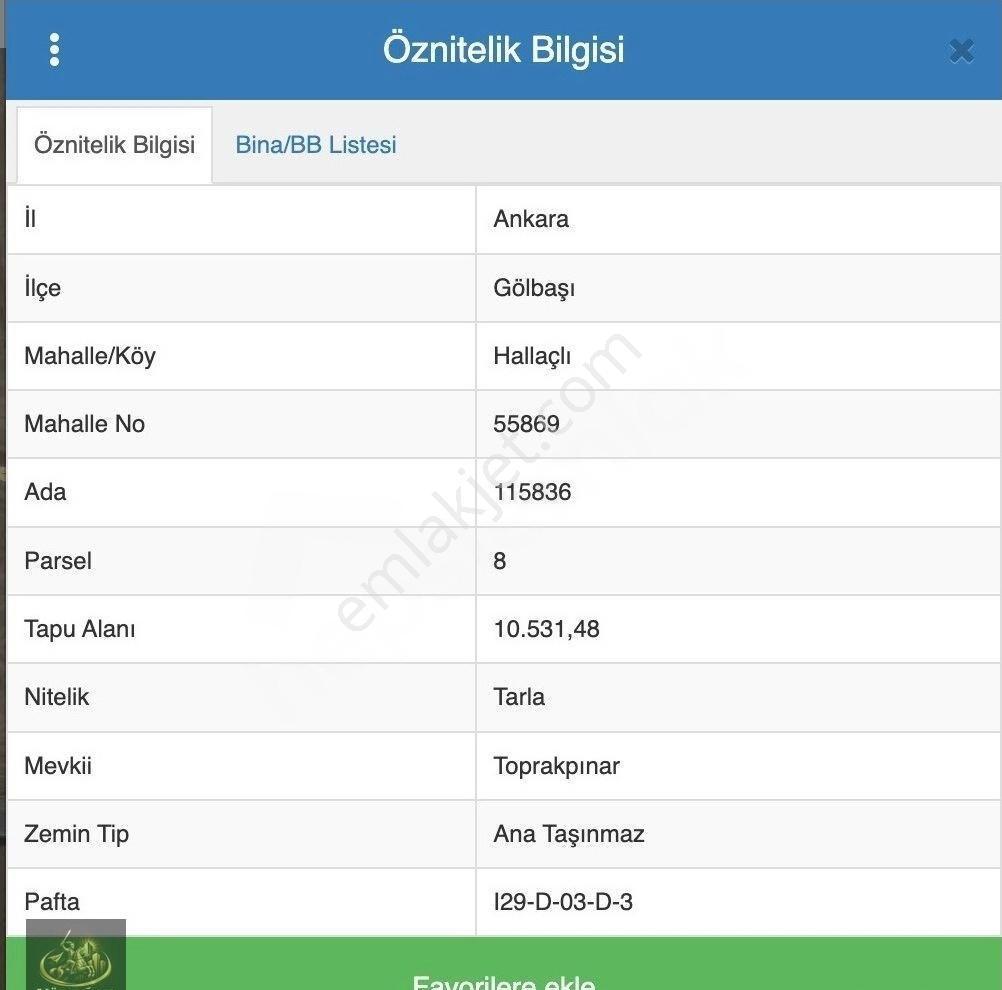 Gölbaşı Halaçlı'da Yola Yakın Satılık Tarla - Görsel 2