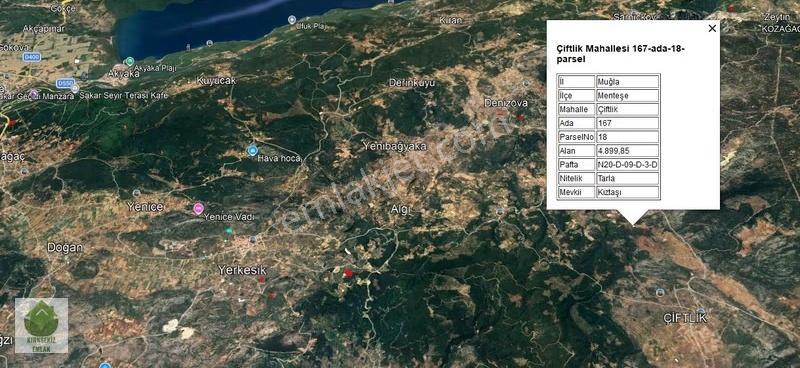 Muğla Menteşe Çiftlik Mahallesinde 4900 M² Satılık Tarla... - Görsel 7