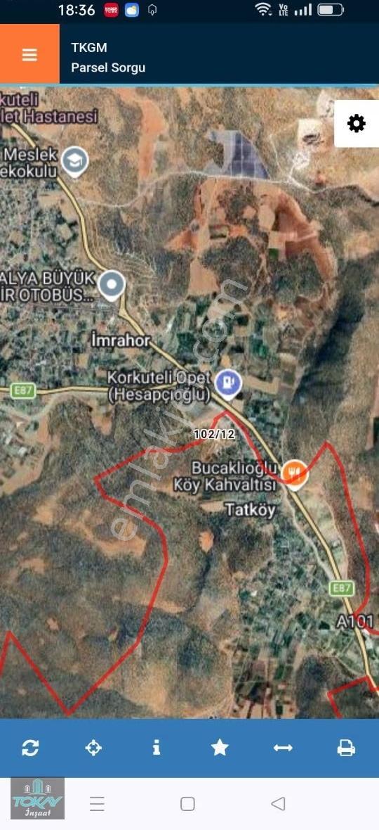 Korkuteli Tatköy'de Satılık İmarlı Arsa - Görsel 2