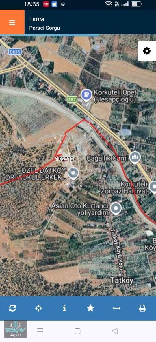 Korkuteli Tatköy'de Satılık İmarlı Arsa - Görsel 6
