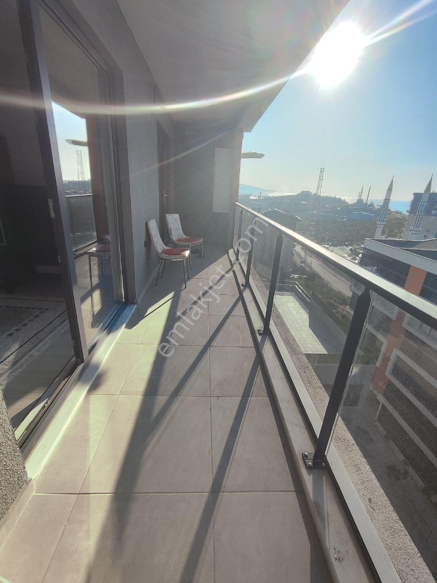 Hisar 'da 1+1 Eşyalı Deniz Manzaralı Havuzlu Kiralık Daire - Görsel 10