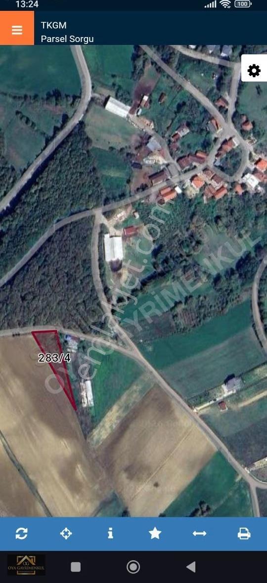 Kocaeli Derince Tahtalı'da Satılık 1694 M2 Yol Cepheli Tarla - Görsel 2