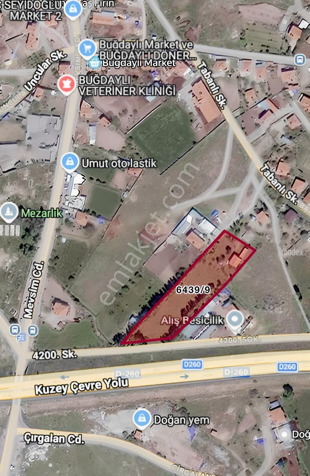 Buğdaylıda Anayol Kenarı Satılık Tarla