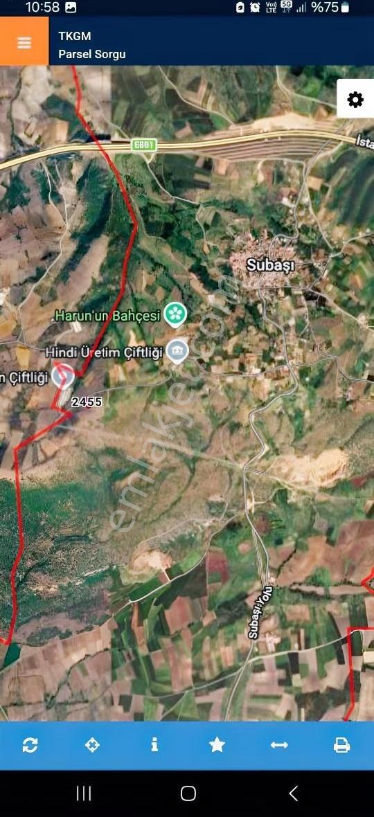 Bursa Karacabey Subaşı Köy Unde Asfalta Cephe Kupon Tarla - Görsel 2
