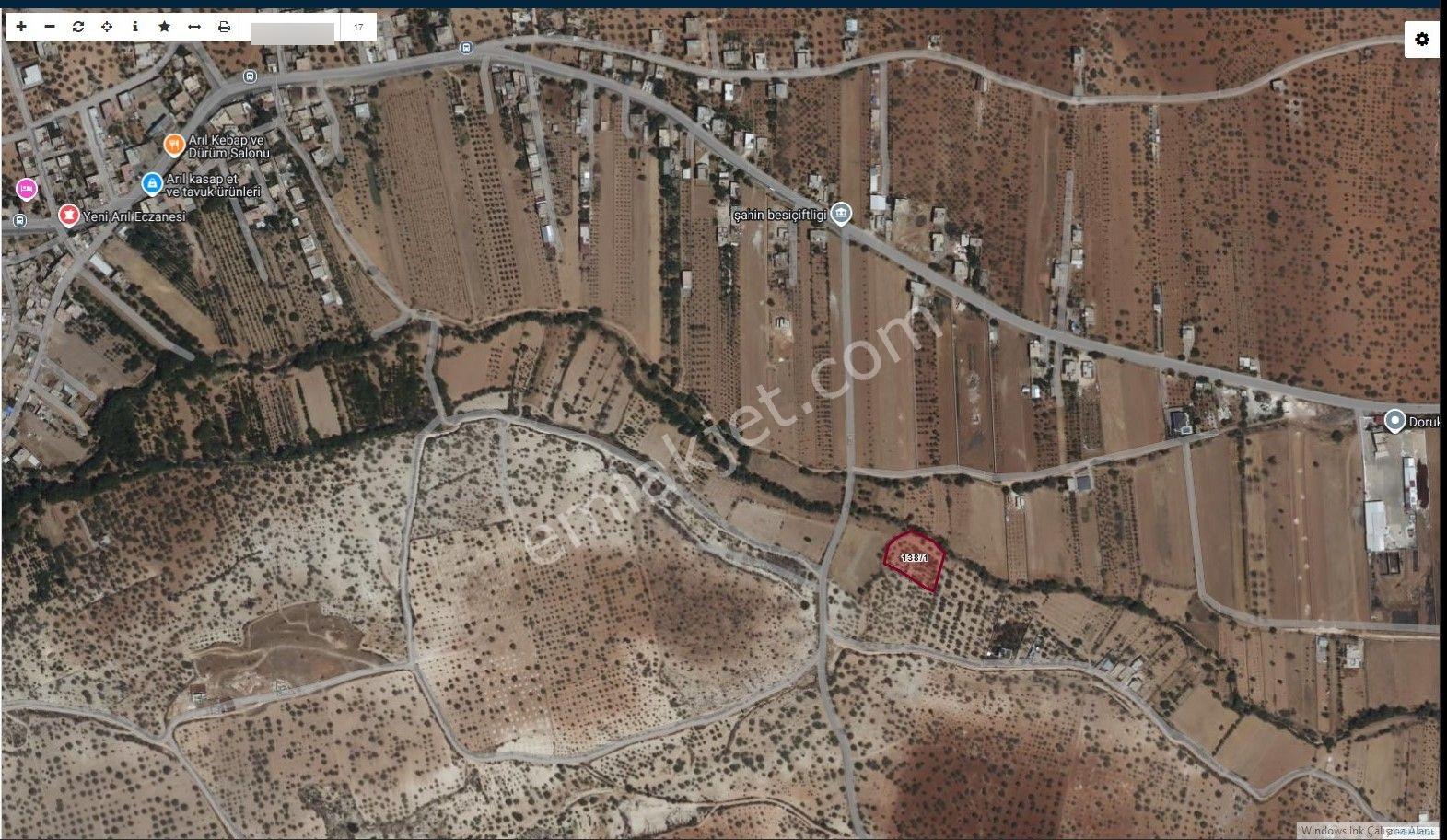 Aşağı Arıl'da Satılık 2367m2 Zeytinlik Tek Tapu - Görsel 3