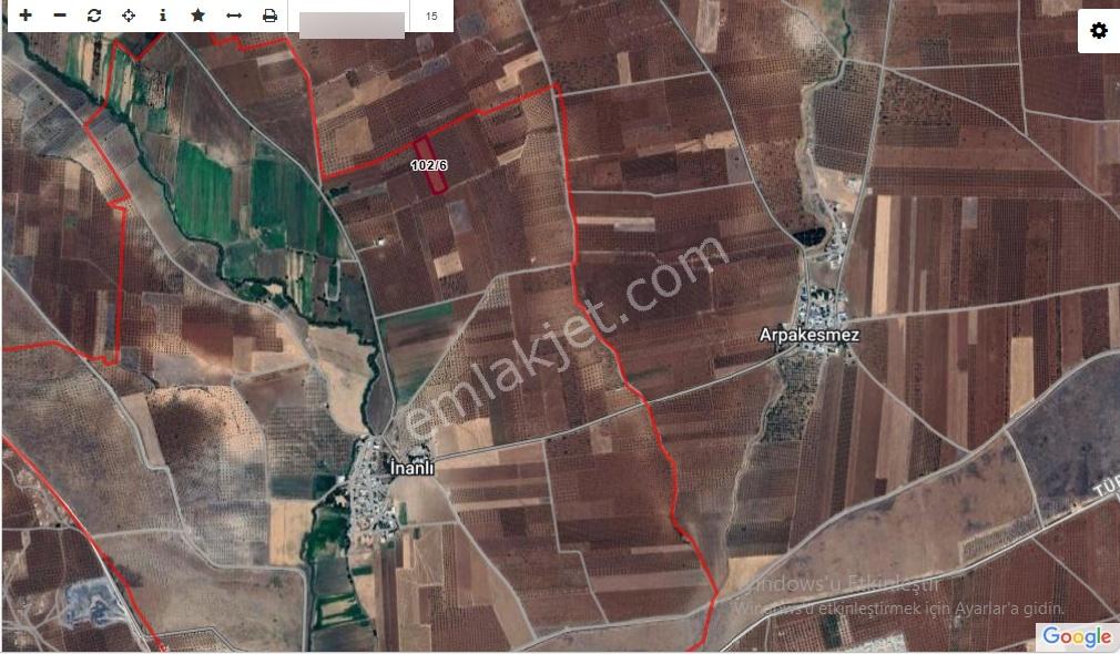 Kilis İnanlı'da 8768 M2 Tek Tapu Tonluk Zeytinlik - Görsel 6