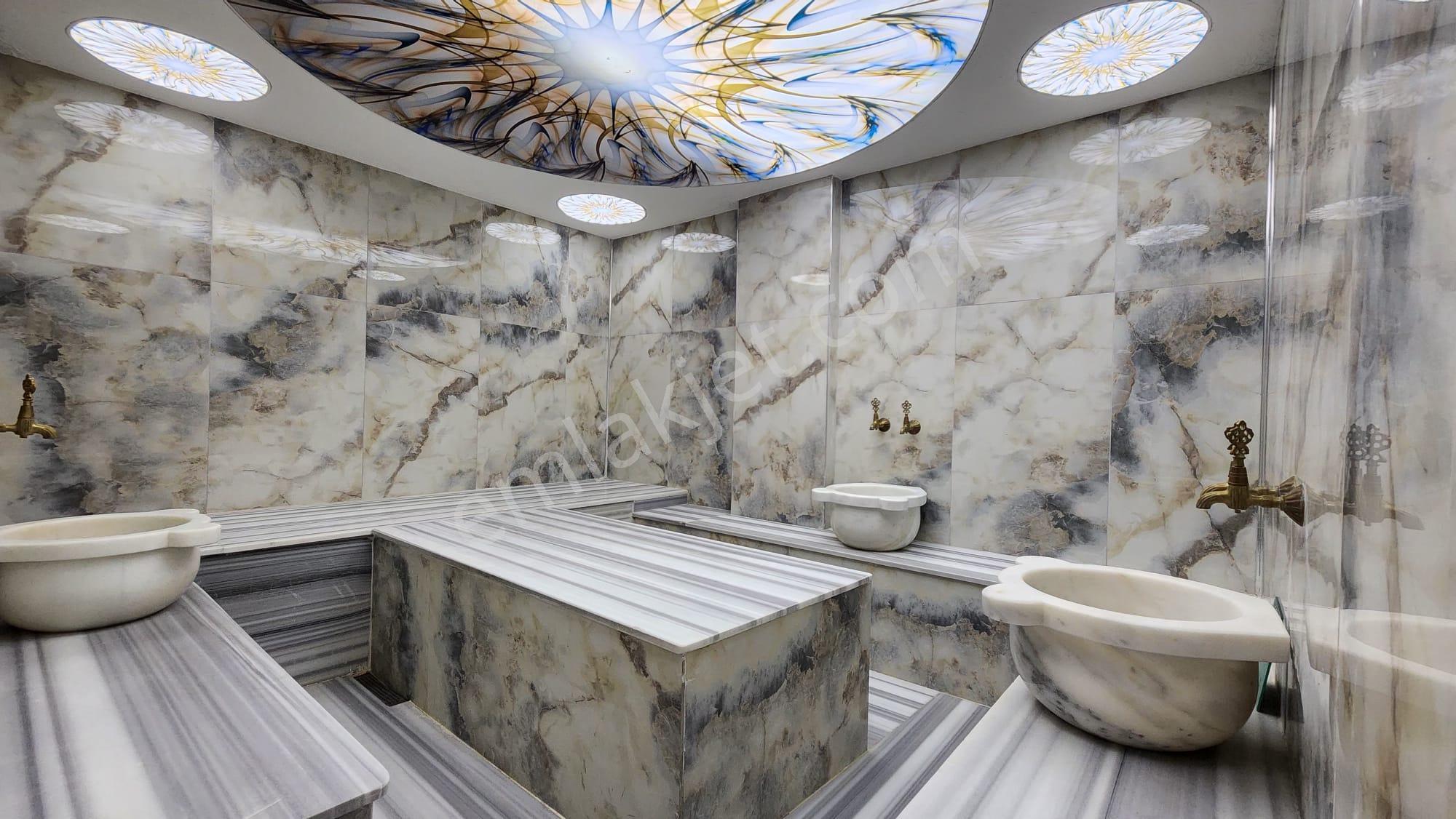 Alanya Tepede 4+1 İki Katlı Ozel Sauna 330 M2 Satılık Villa - Görsel 27
