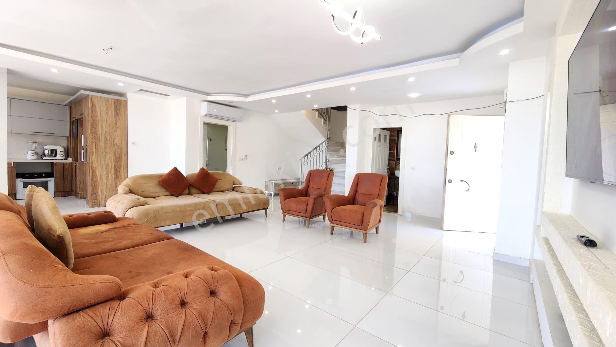 Alanya Tepede 4+1 İki Katlı Ozel Sauna 330 M2 Satılık Villa - Görsel 12