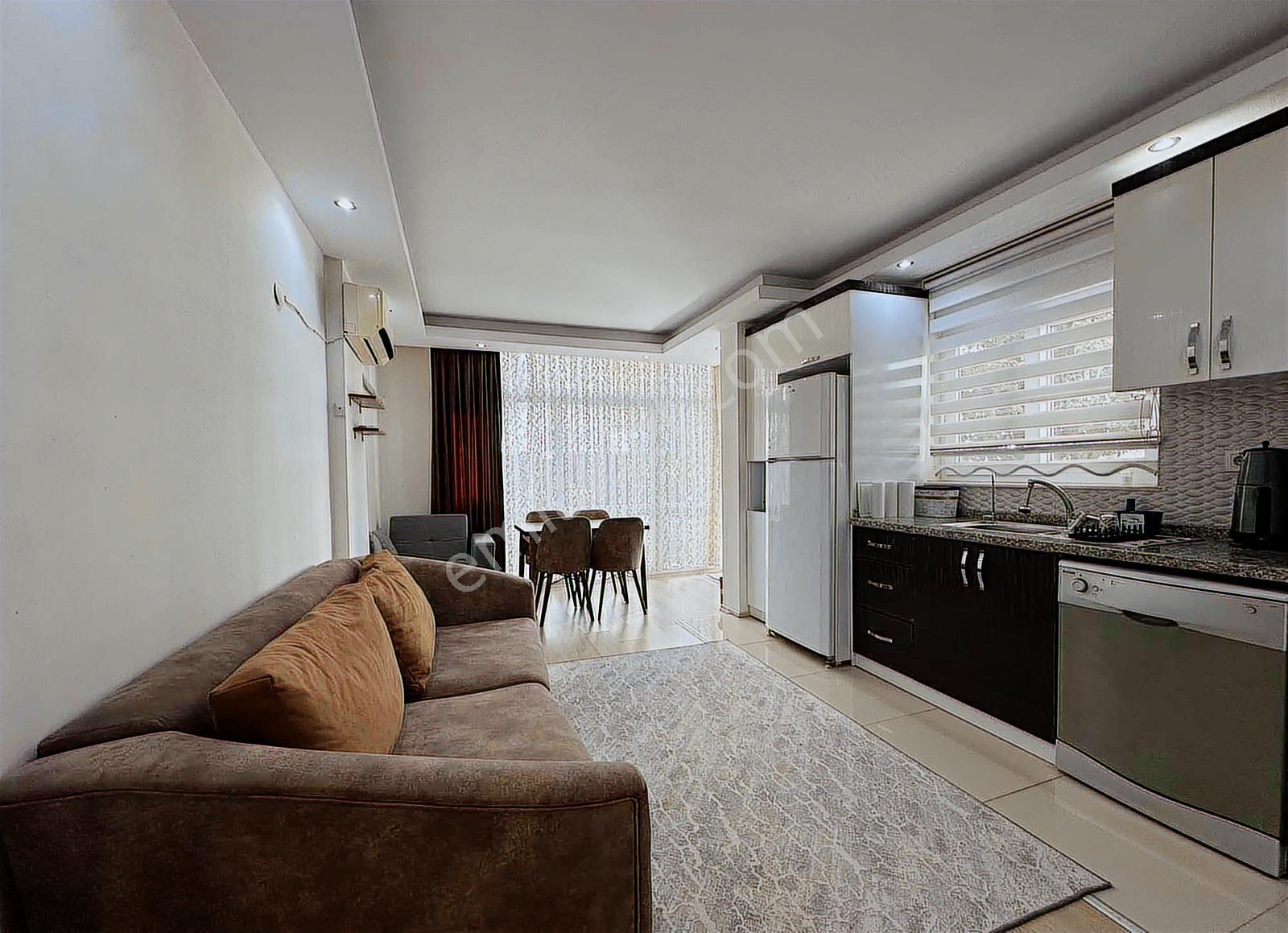 Güzeloba'da Eşyalı Kiralık Bahçe Katı 1+1 Daire - Görsel 12