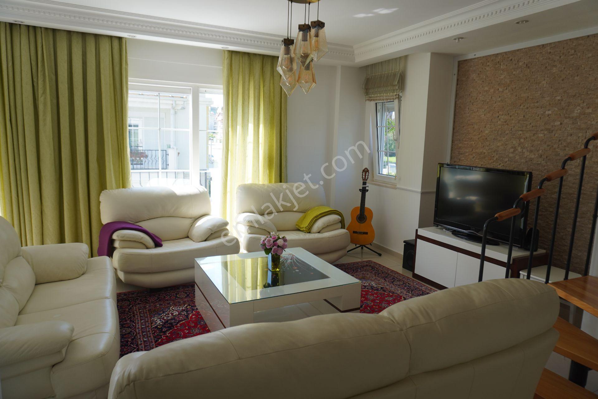 Manavgat Side'de Site İçinde Eşyalı 3+1 Satılık Dubleks Daire - Görsel 12
