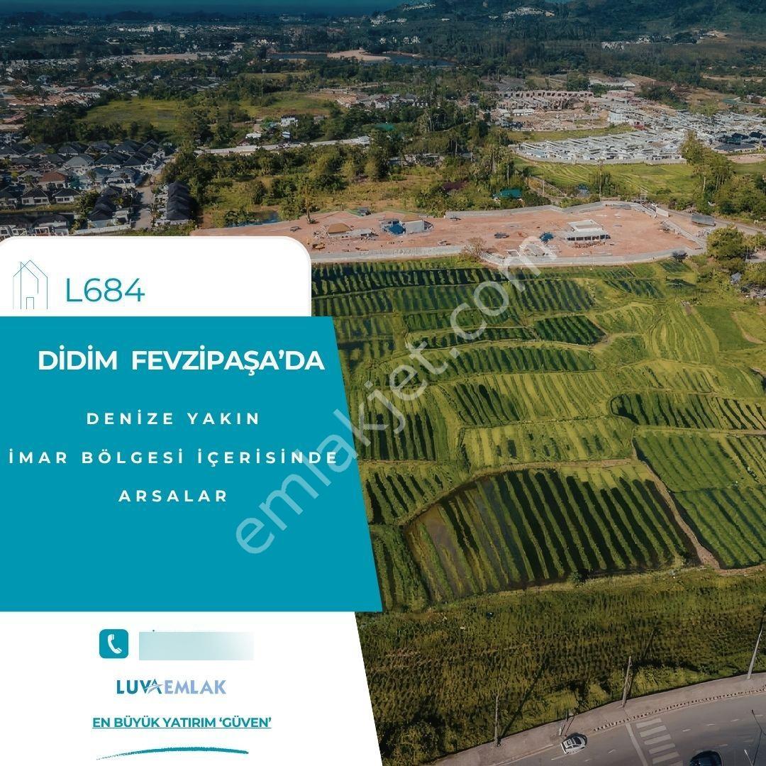 Didim Fevzipaşa'da Denize 30 Ve 50 Metre Mesafede Satılık Arsalar