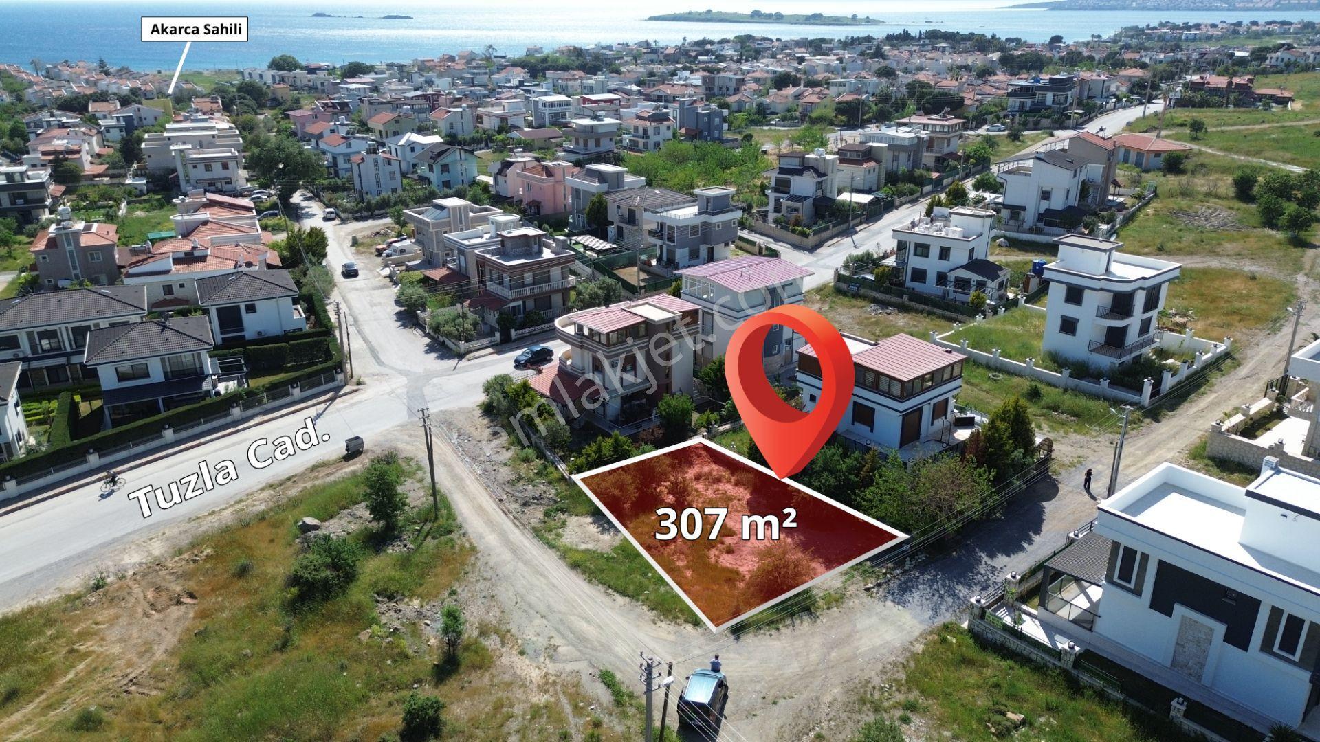 Seferihisar Akarca’da Köşe Konumda Denize Yürüme Mesafesinde Villa İmarlı Satılık Arsa - Görsel 8