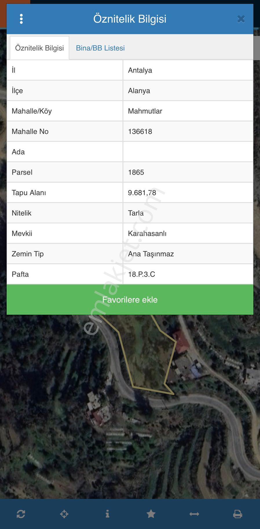 Mahmutlar’da Deniz Manzaralı Yatırımlık Tarla Elektrik-su-yol Var - Görsel 2