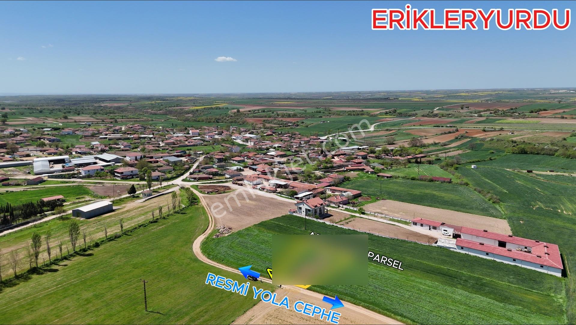 Kırklareli Babaeski Erikleryurdu 845 M²altın Gibi Değerli Arsa - Görsel 5