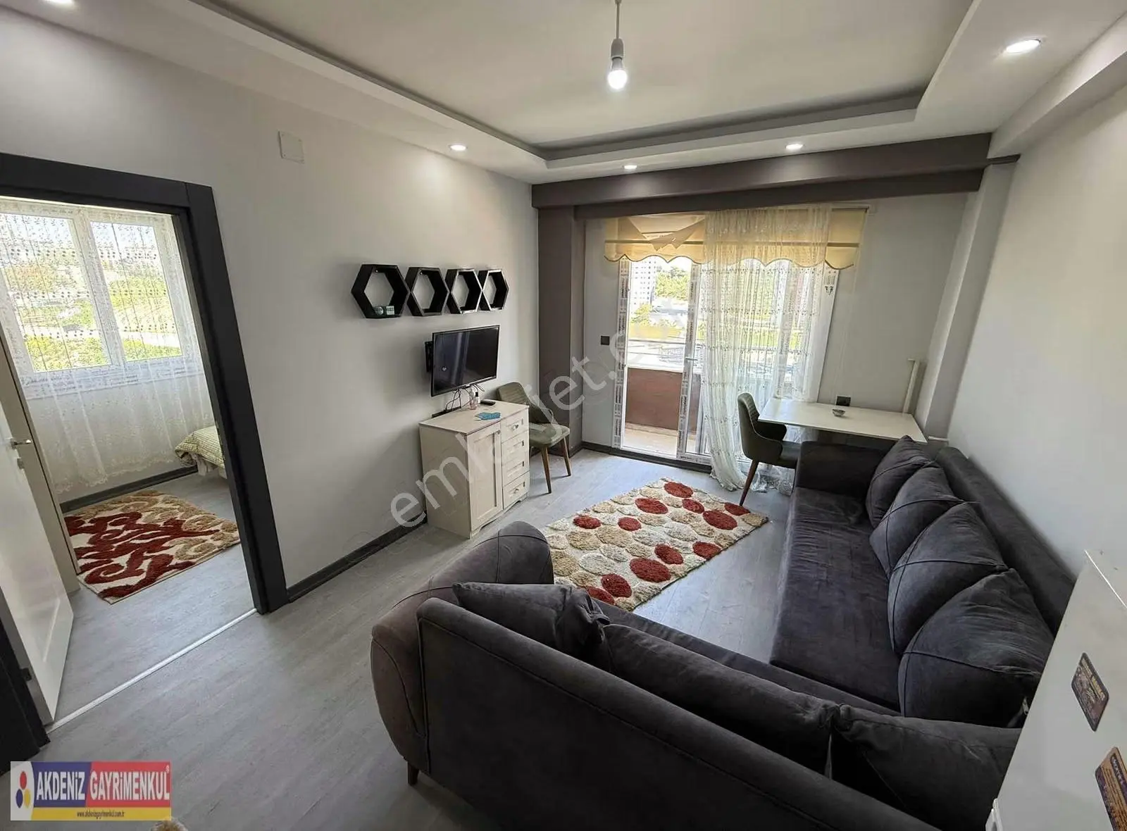 Sarıçamda Migros Civarı Kiralık 1+1 Full Eşyalı Daire