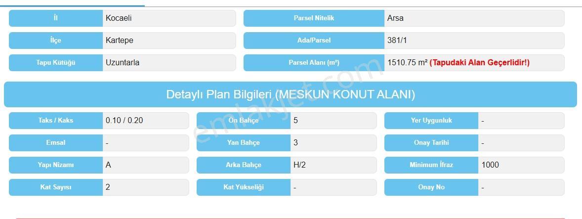 Kartepe'de İmarlı Güzel Büyük Arsa - 1.510 M2 - Görsel 21
