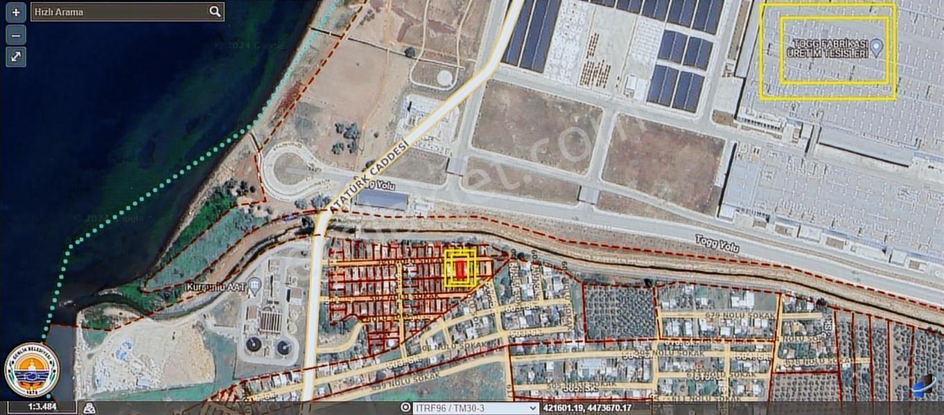 Togg Fabrikası Yanı Müstakil Parsel Elektrik-su-altyapı Mevcut - Görsel 11
