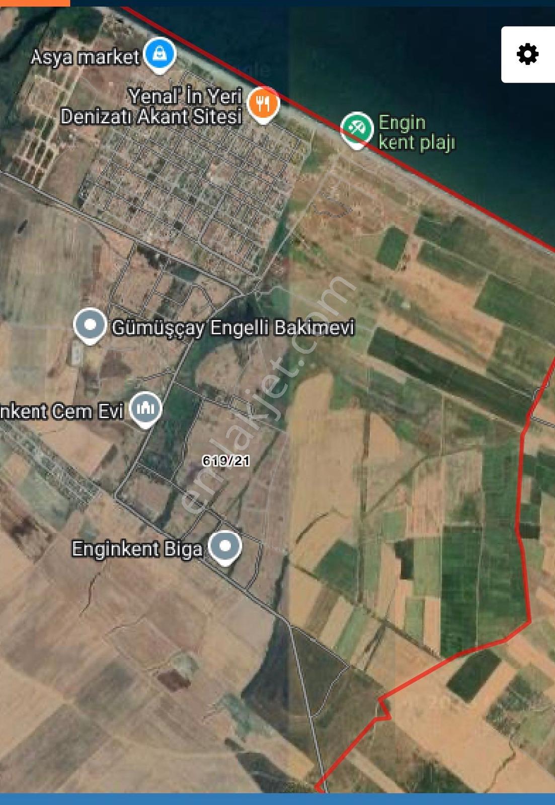Çanakkale Biga Çeşmealtı Denize Yakın Villa İmarlı 295 M2 Arsa