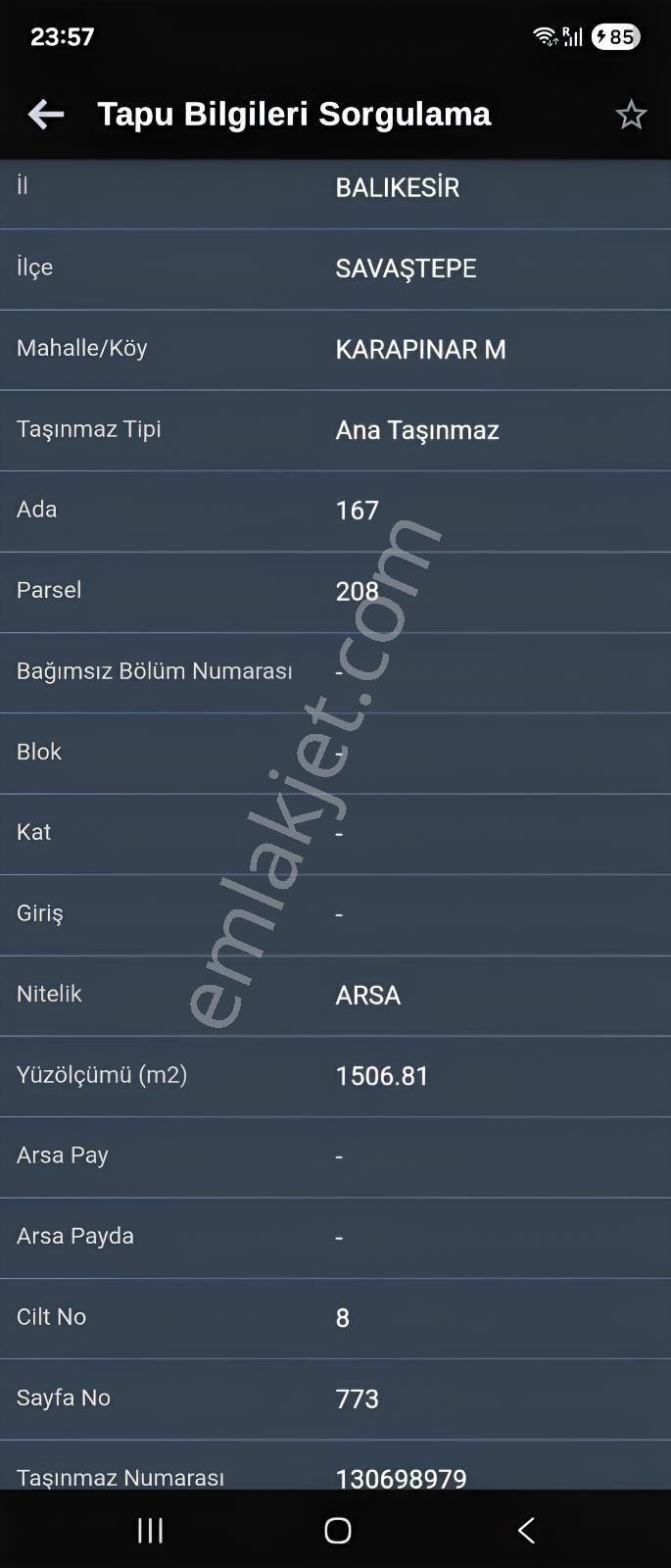 Balıkesir Savatepe Karapınar Köyiçi Satılık Sorunsuz Devir - Görsel 6