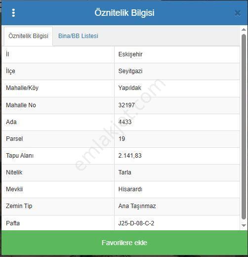 Sahibinden - Yapıldak'ta Dereye Sıfır - 2141m² - Yola Ve Köye Yakın - Görsel 2