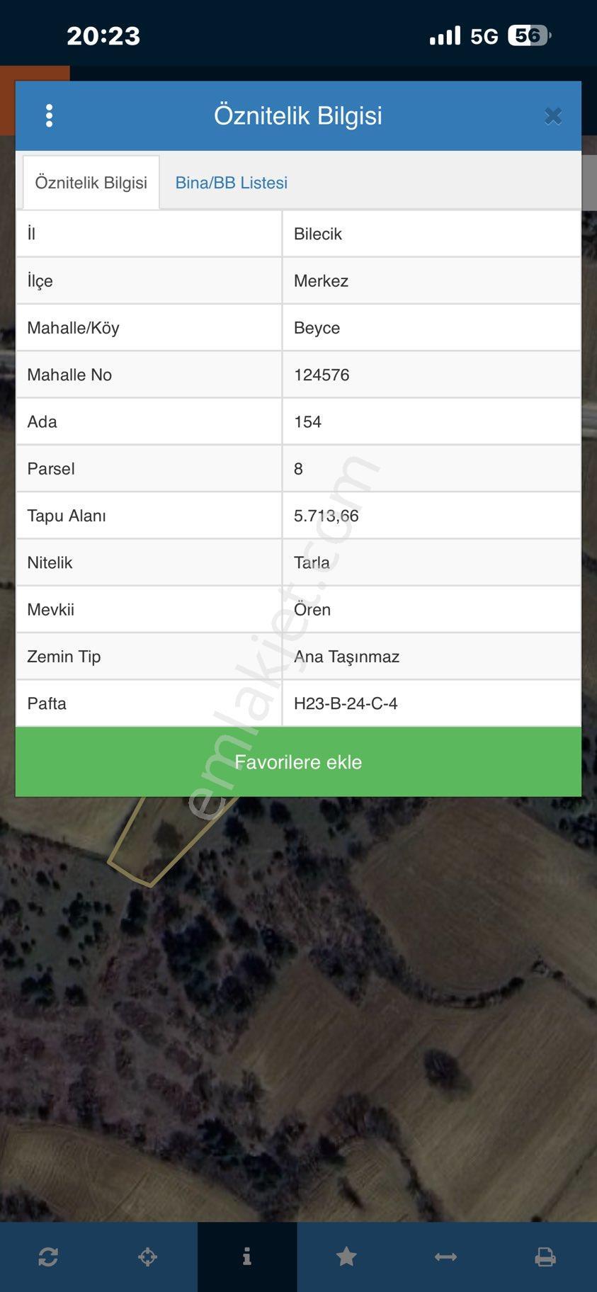 Bilecik Merkez Beyce De Fırsat Arazi