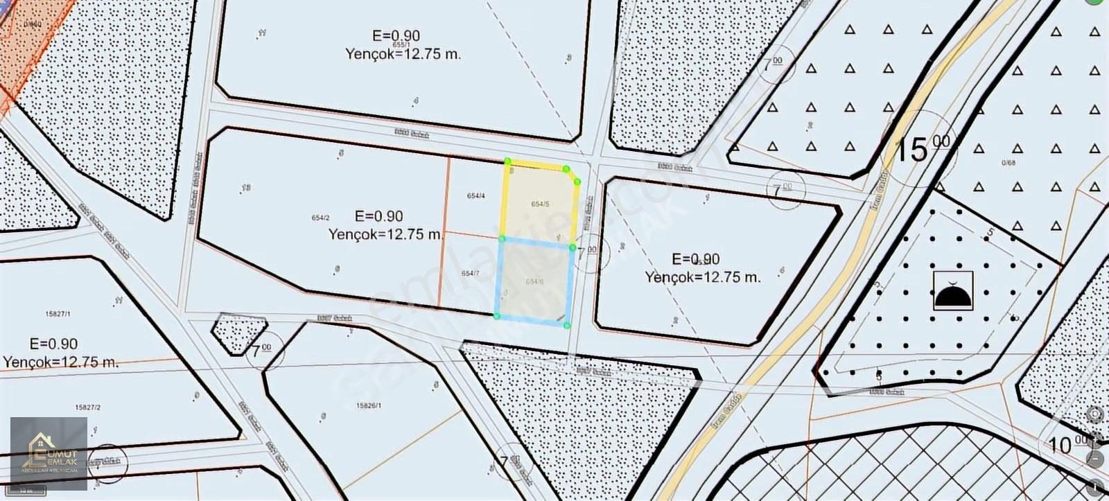 0.90 Kaks İmarlı, Tek Tapu, Köşe Baş 2 Parça Toplam 733 Metre - Görsel 3