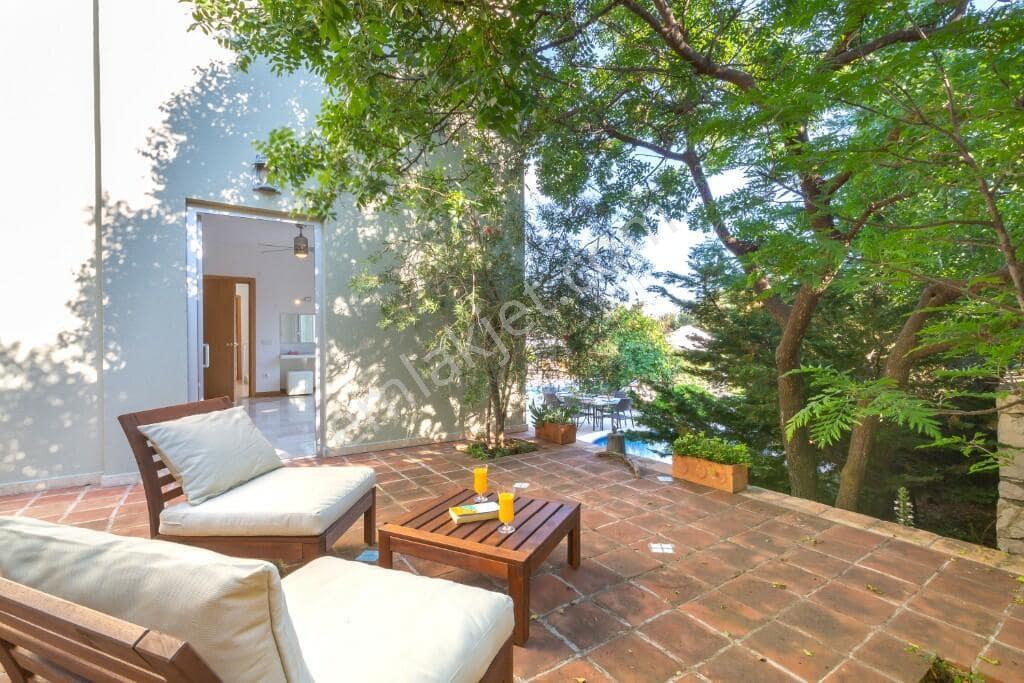 Kalkan - İslamlar Köyünde Doğa Ve Deniz Manzaralı Modern Villa - Görsel 20