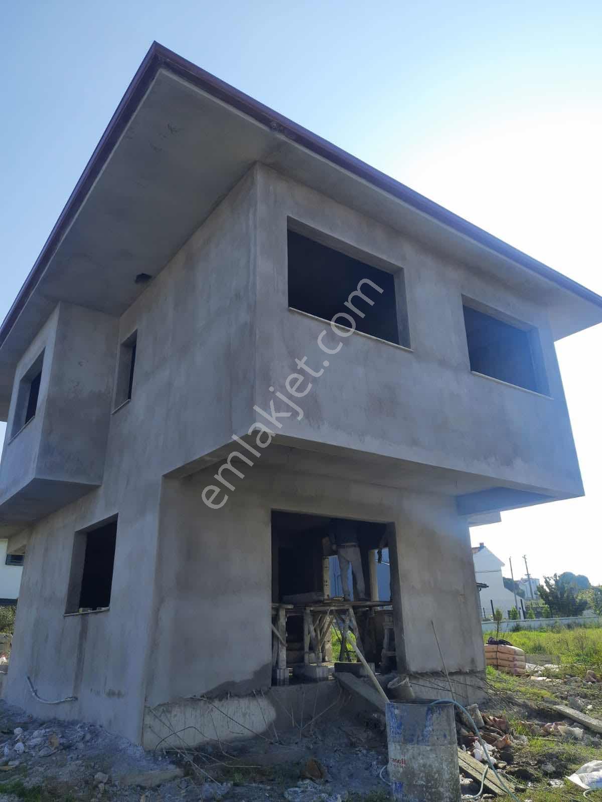 Karaburun Mordoğanda Kabası Tamamlanmış Satılık Müstakil Villa - Görsel 5