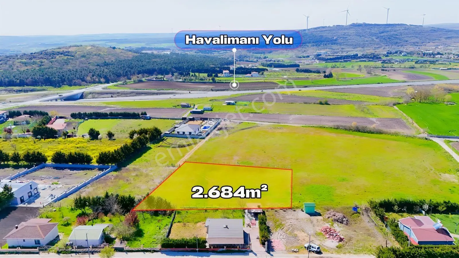 Çatalca Subaşı 2.684m² Harika Manzaralı Parsel - Görsel 2