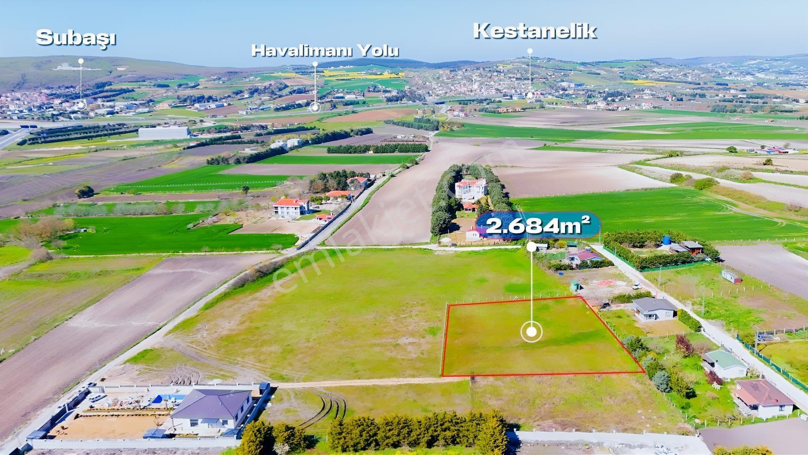 Çatalca Subaşı 2.684m² Harika Manzaralı Parsel - Görsel 6