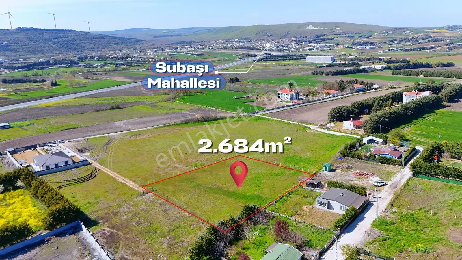 Çatalca Subaşı 2.684m² Harika Manzaralı Parsel - Görsel 4