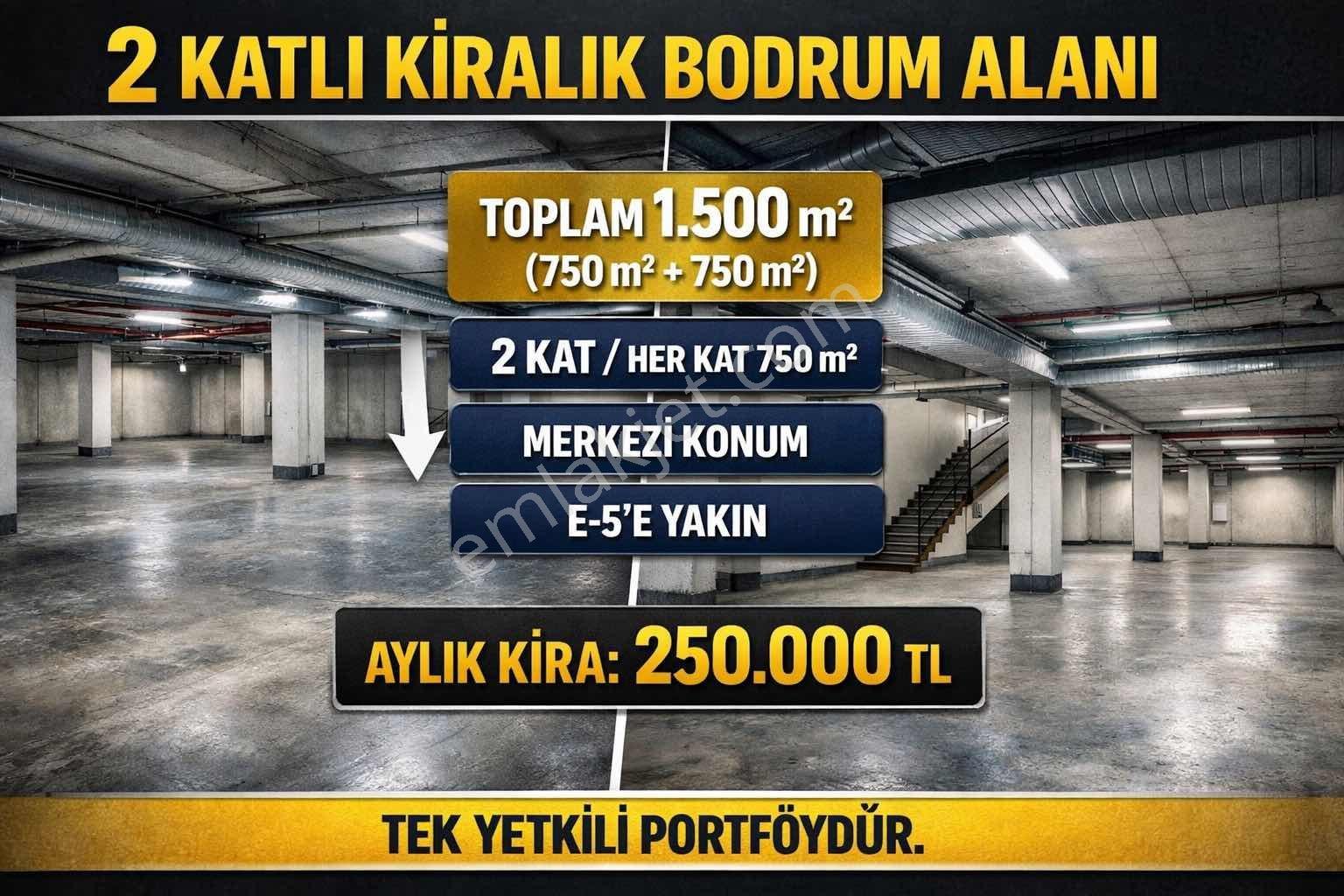 Merkezi Konumda 1.500 M² Kiralık Depo - Görsel 4