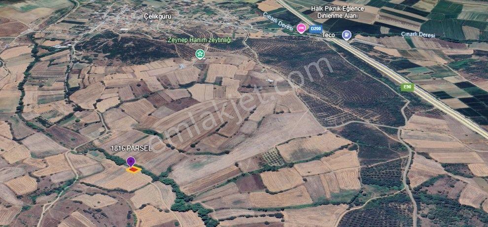 Lir Den Çanakkale Biga Çelikgürü De Satılık 400 M2 Tarla - Görsel 4