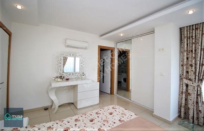 Alanya Cikcilli Mah. Crystal Park 2+1 125 M2 Eşyalı Geniş Daire - Görsel 19