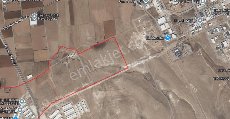 Karaman Hamidiye Mahallesinde 964 M2 Sanayi Arsası