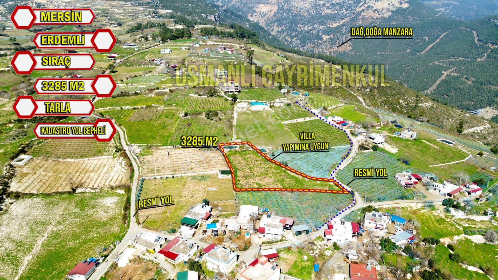 Mersin Erdemli Siraç Mah. Deniz Manzaral Satılık 3285 M2 Parsel - Görsel 12